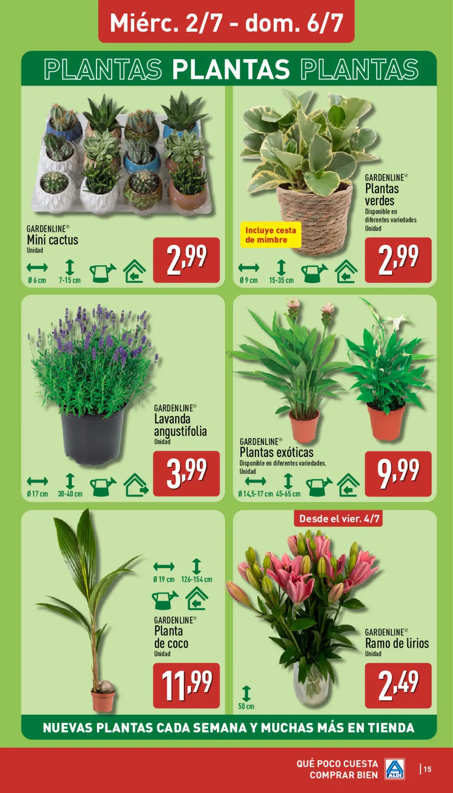 Página 15 en ofertas semanales en ALDI España