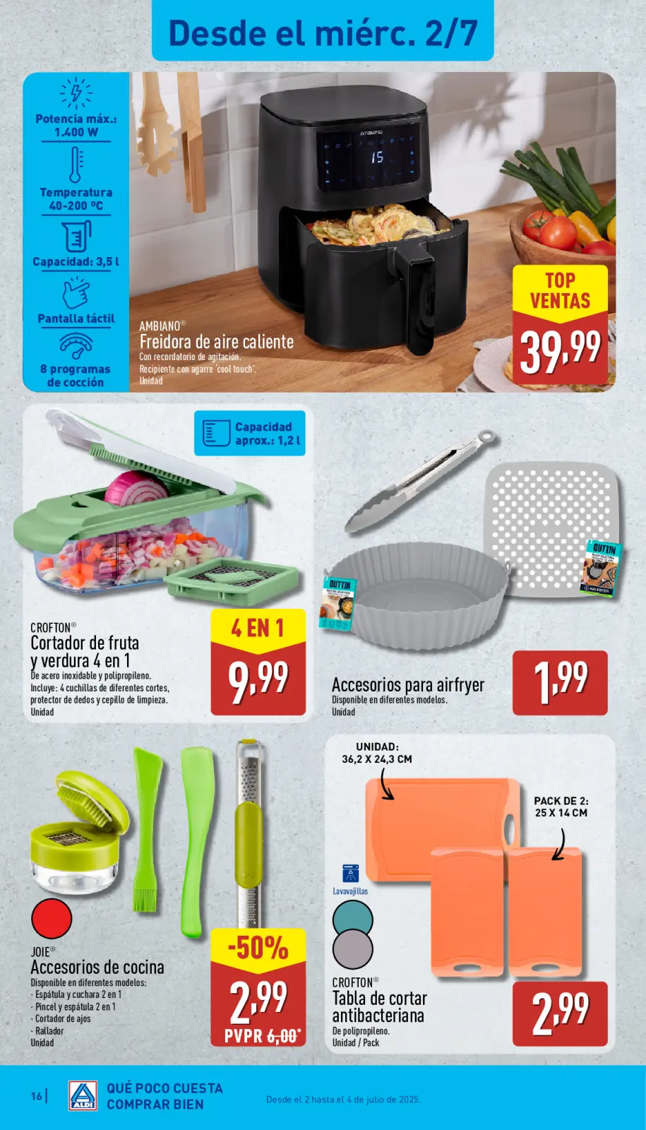 Página 16 en ofertas semanales en ALDI España
