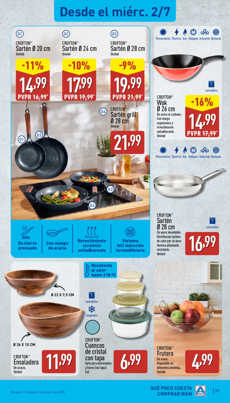 Página 17 en ofertas semanales en ALDI España