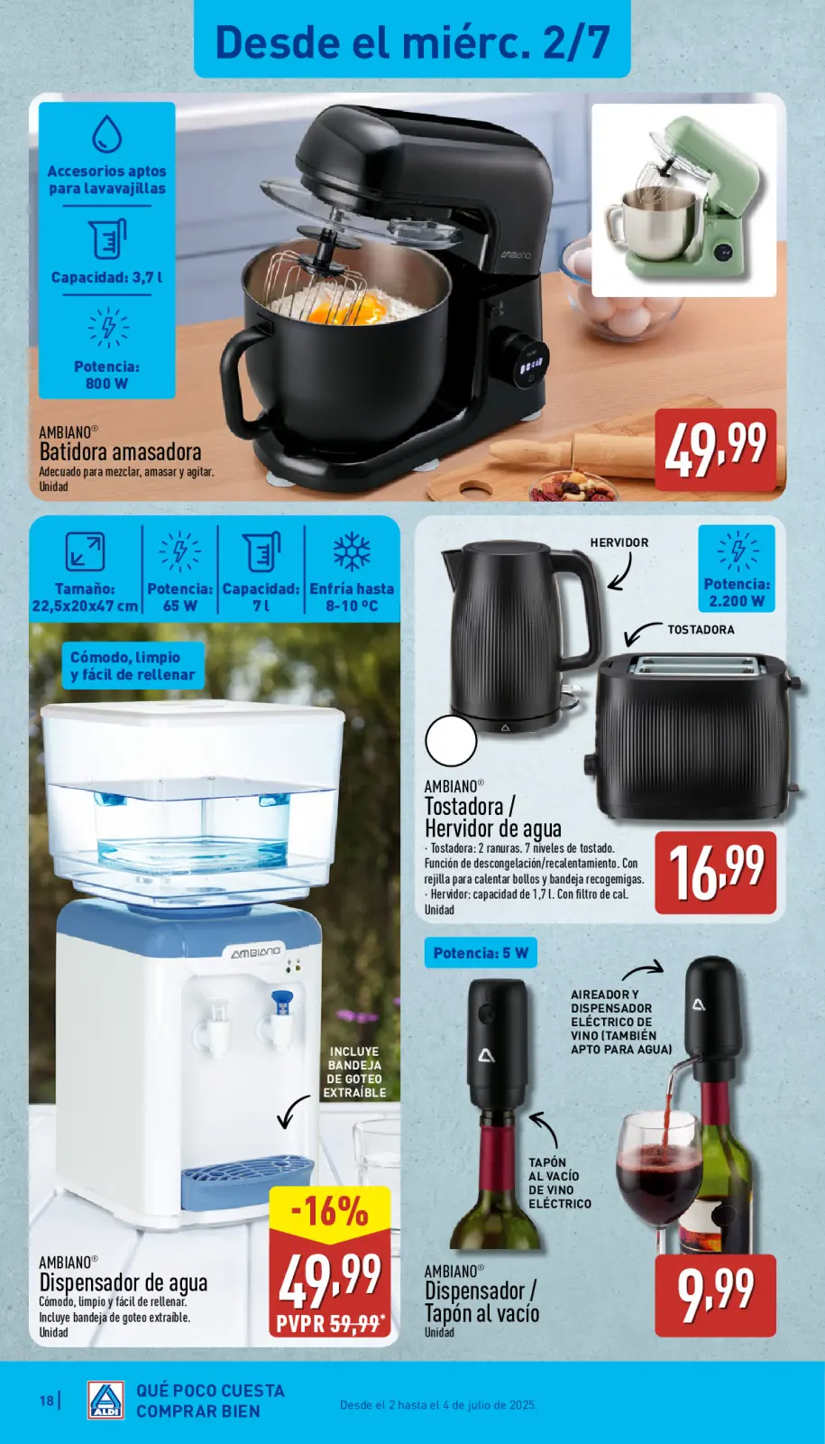 Página 18 en ofertas semanales en ALDI España