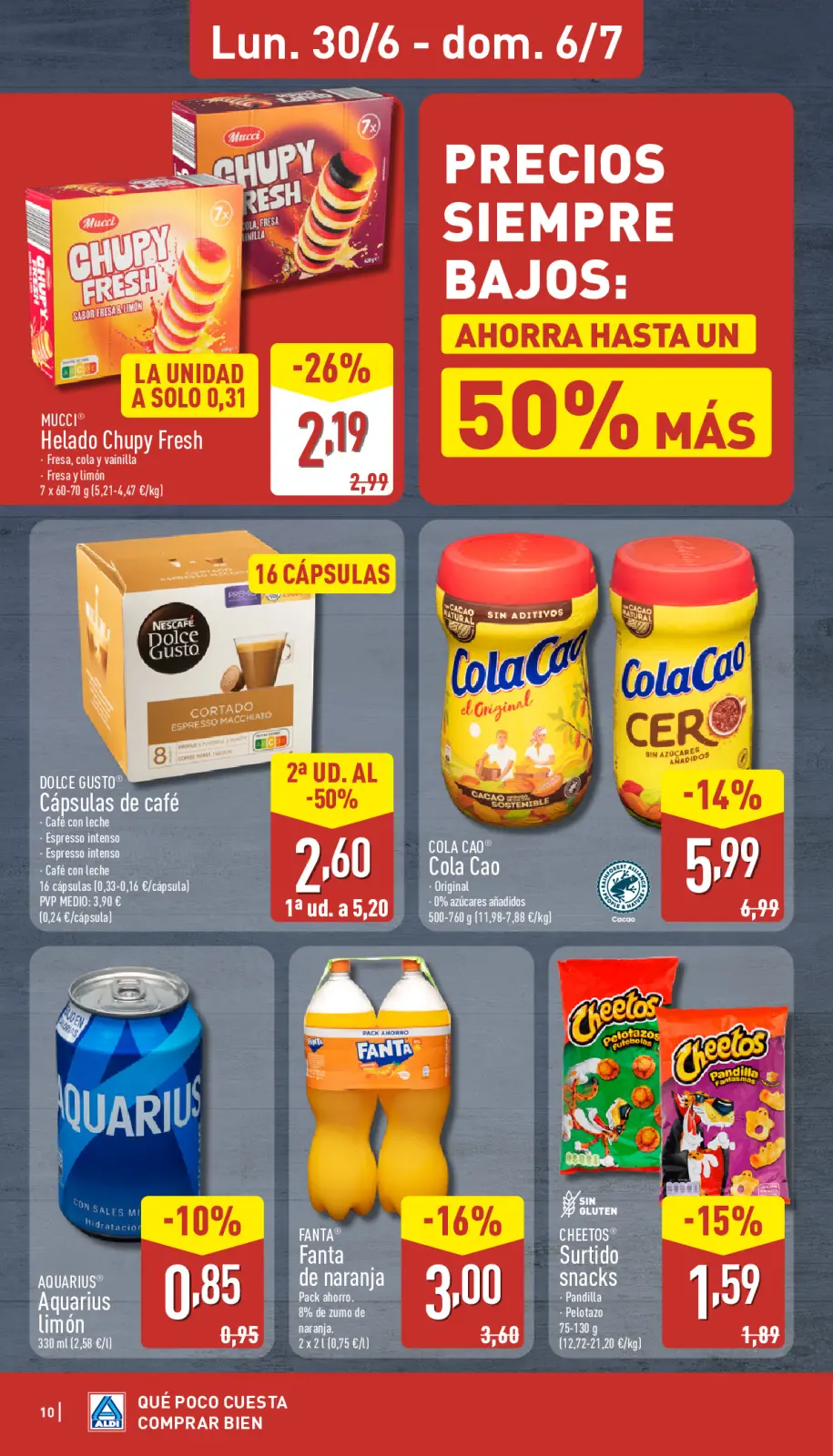 Página 10 en ofertas semanales en ALDI España