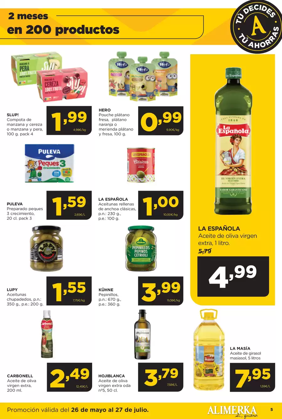 Ofertas de ‎Alimerka Supermercados‎ España de 2 junio a 27 julio 2025 ofertas semanales