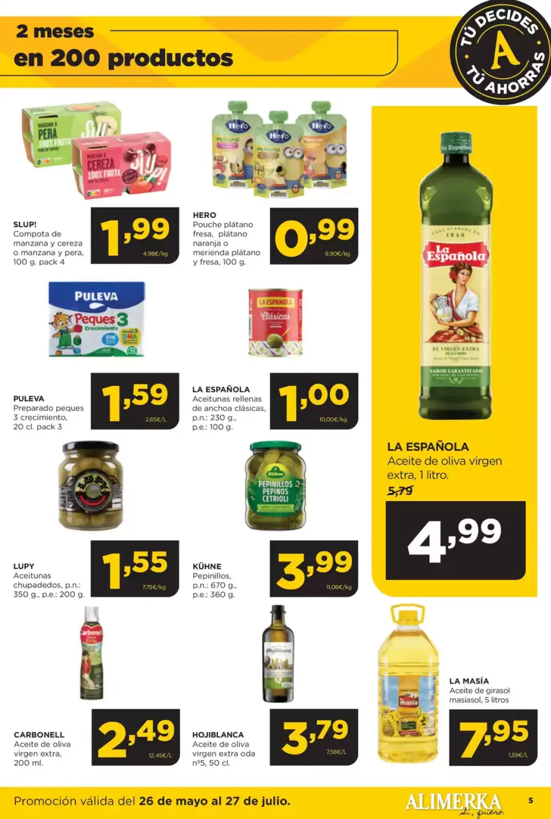 Página 5 en ofertas semanales en ‎Alimerka Supermercados‎ España