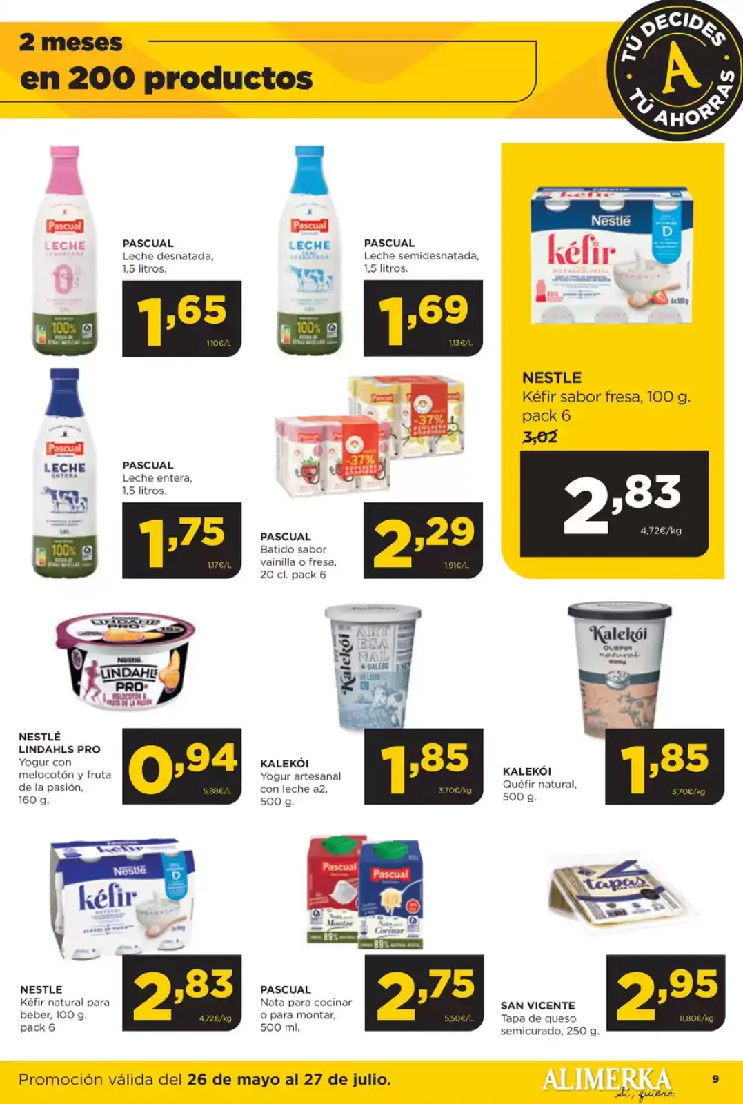 Página 9 en ofertas semanales en ‎Alimerka Supermercados‎ España