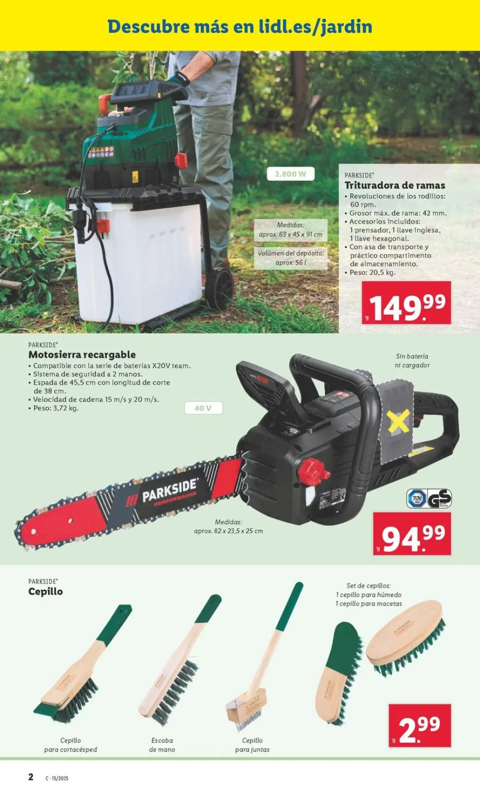 Page 2 dans Donnez vie à votre JARDIN Offres chez Lidl Espagne