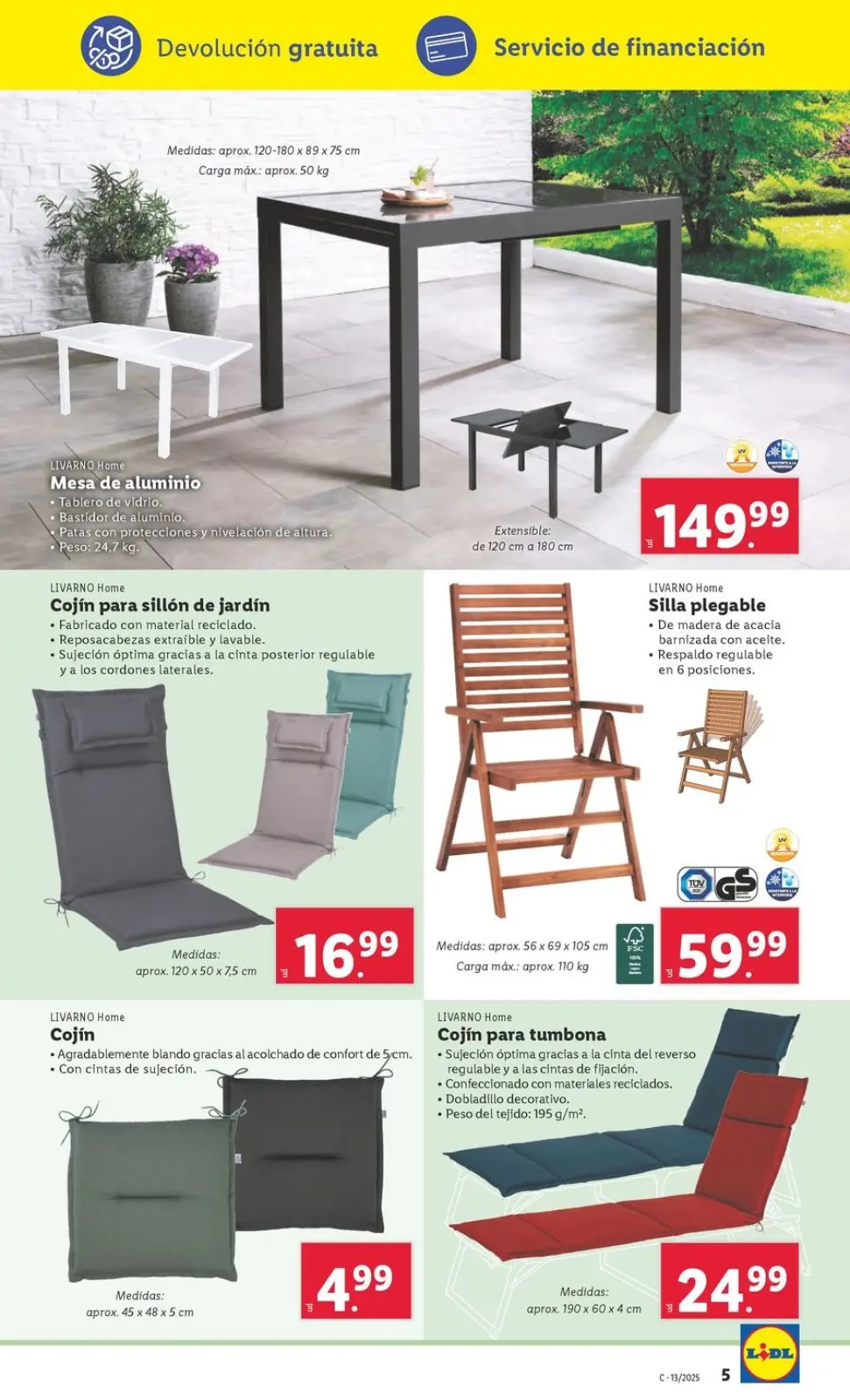 Page 5 dans Donnez vie à votre JARDIN Offres chez Lidl Espagne