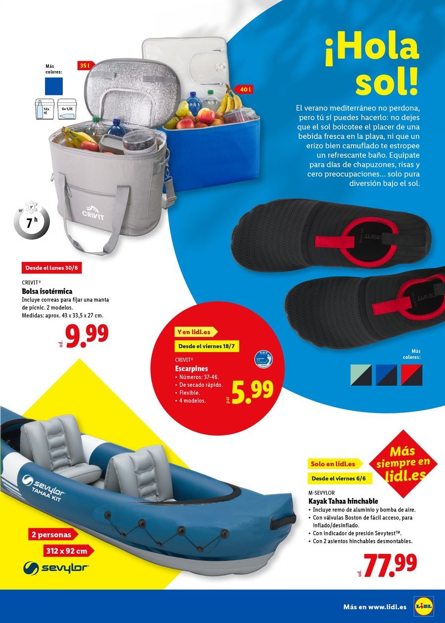 Lidl Spain Offers from 20 June to 24 August 2025 Summer Deals