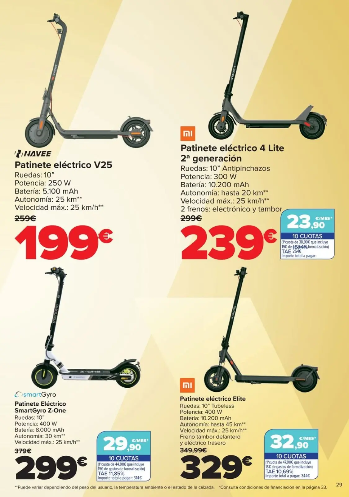 صفحة 29 ضمن عروض الأجازة في كارفور إسبانيا