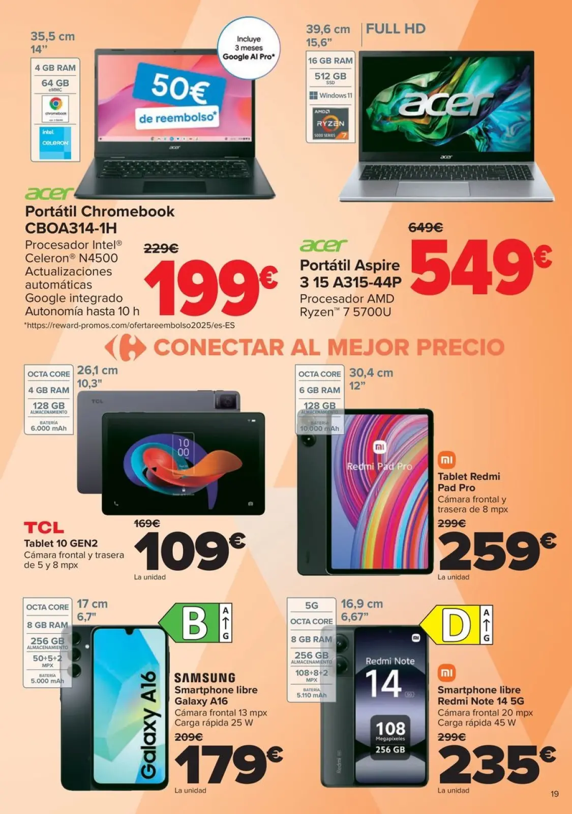 صفحة 19 ضمن عروض الأجازة في كارفور إسبانيا