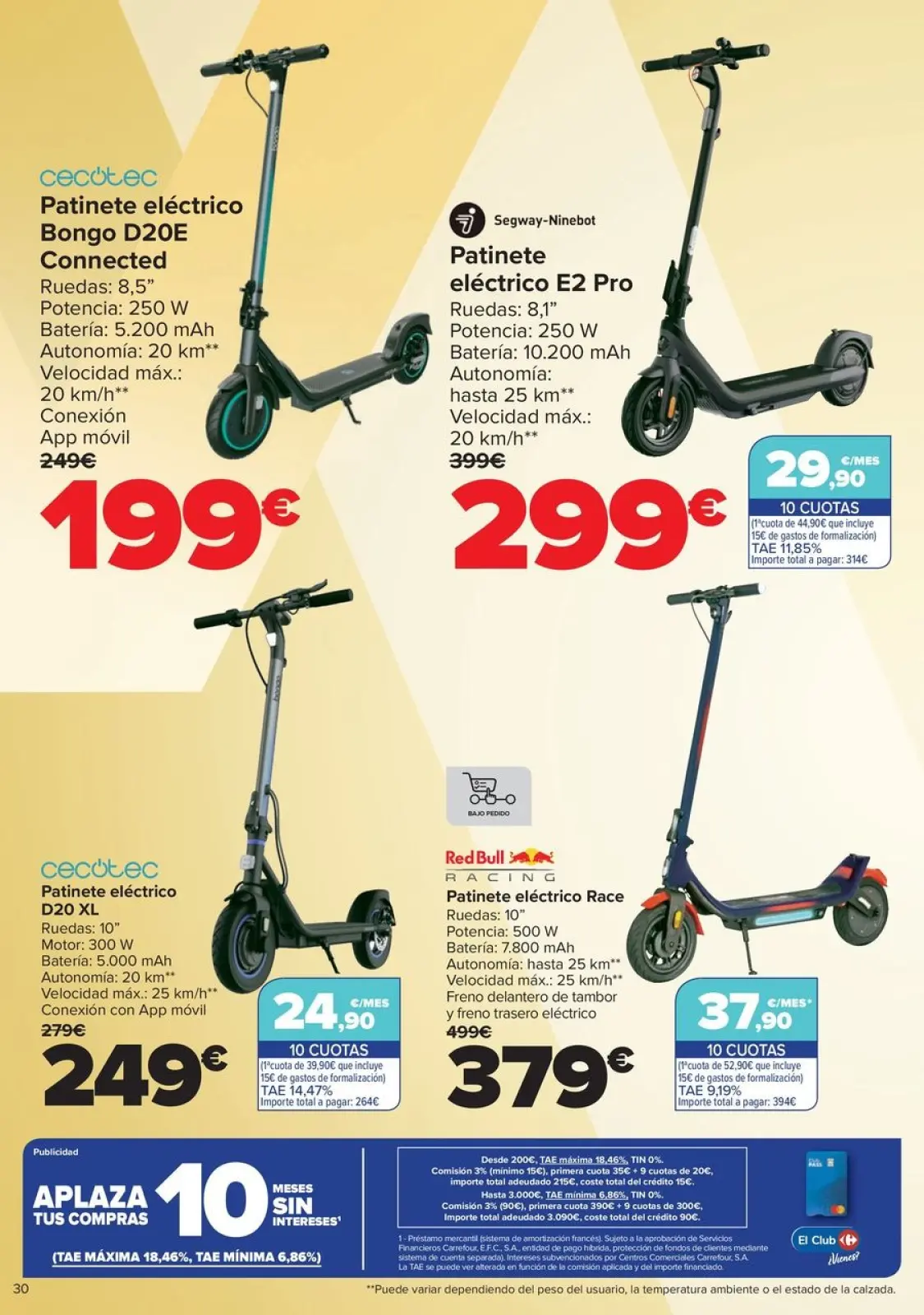 صفحة 30 ضمن عروض الأجازة في كارفور إسبانيا