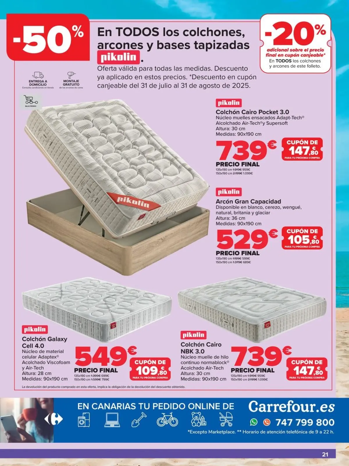 صفحة 21 ضمن عروض اليكتروفيرانو في كارفور إسبانيا