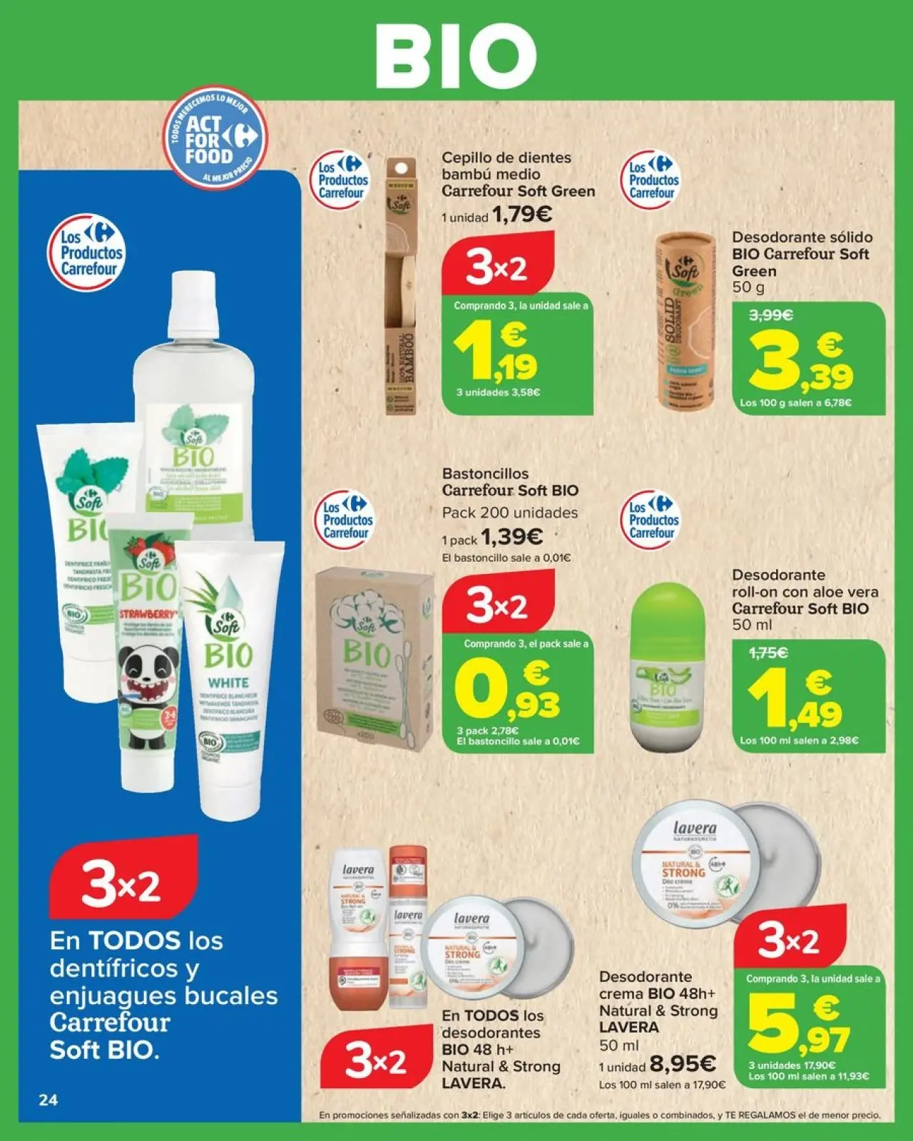 صفحة 24 ضمن عروض بايو في كارفور إسبانيا