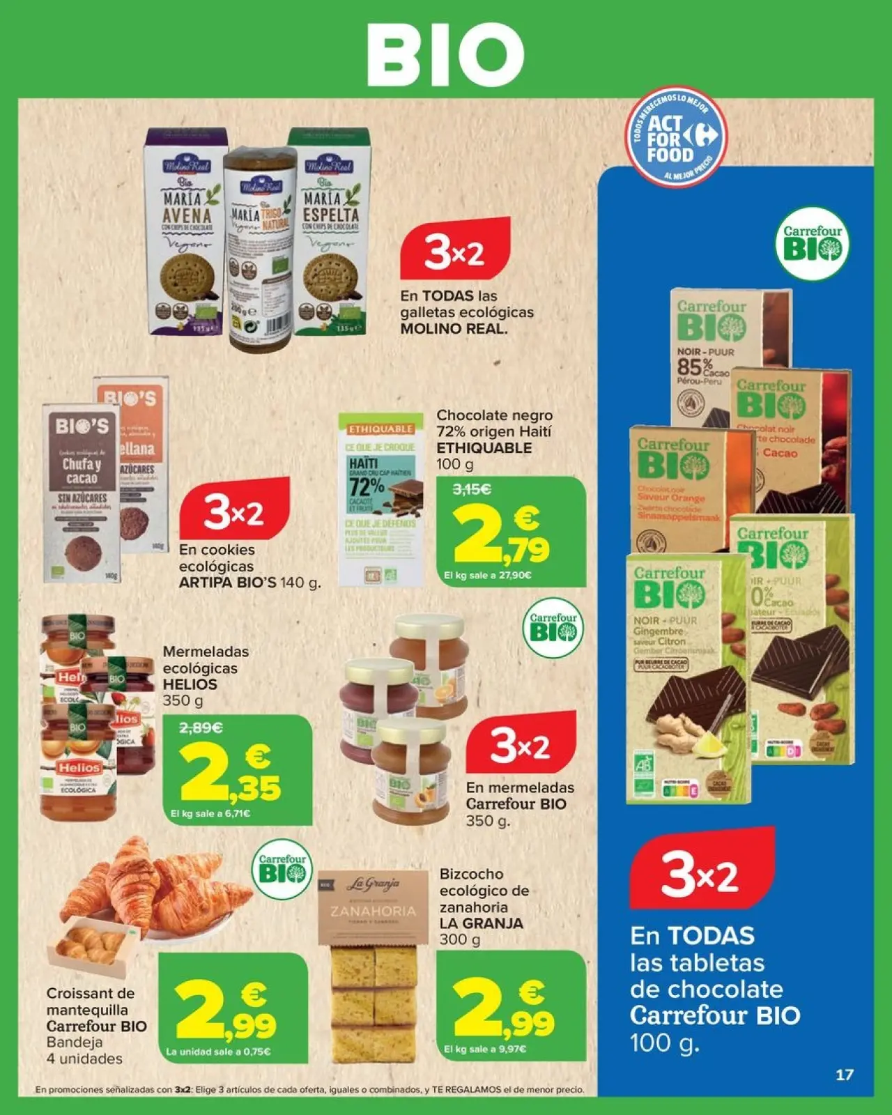 صفحة 17 ضمن عروض بايو في كارفور إسبانيا