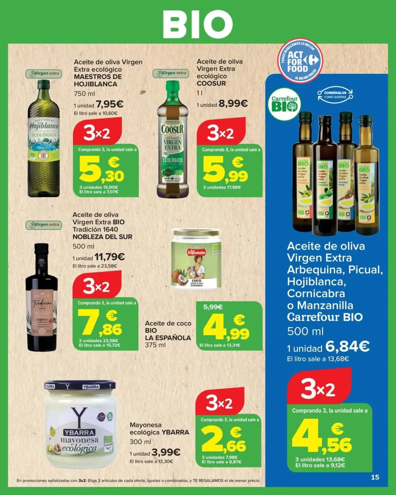 صفحة 15 ضمن عروض بايو في كارفور إسبانيا