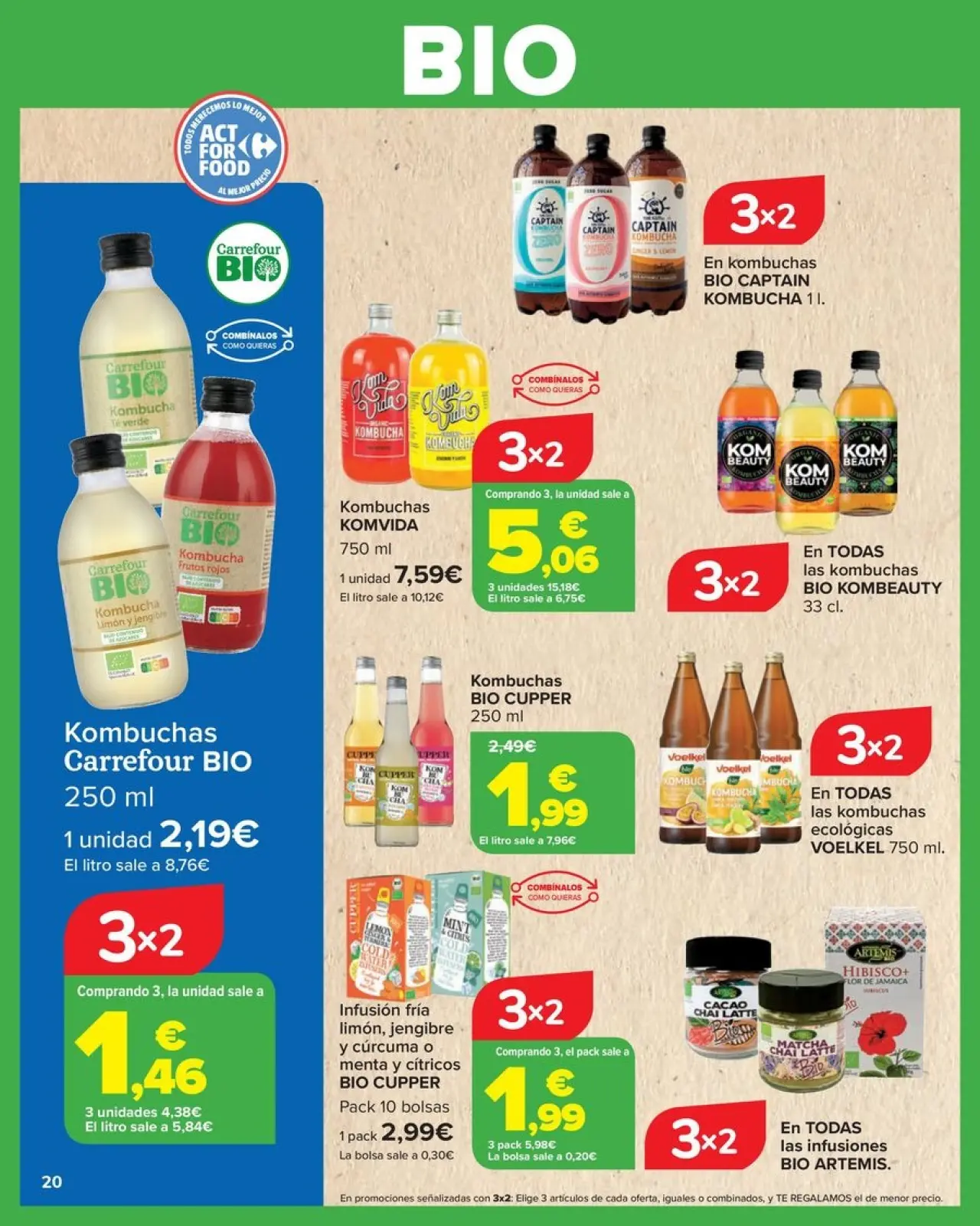 صفحة 20 ضمن عروض بايو في كارفور إسبانيا