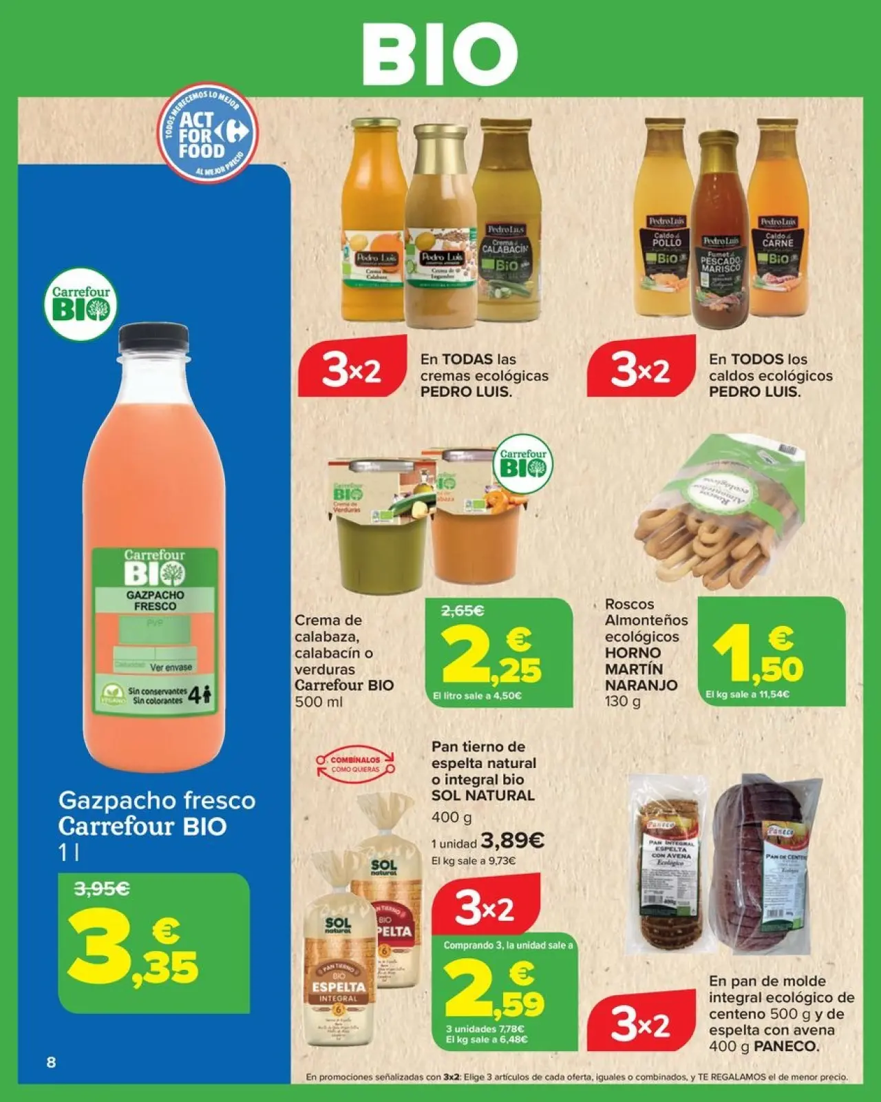 صفحة 8 ضمن عروض بايو في كارفور إسبانيا