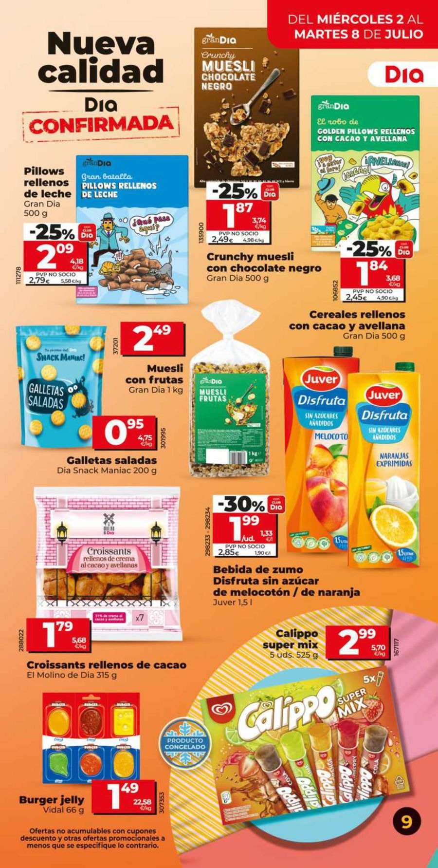 Ofertas de Dia España de 2 a 8 julio 2025 Nova qualitat Ofertas