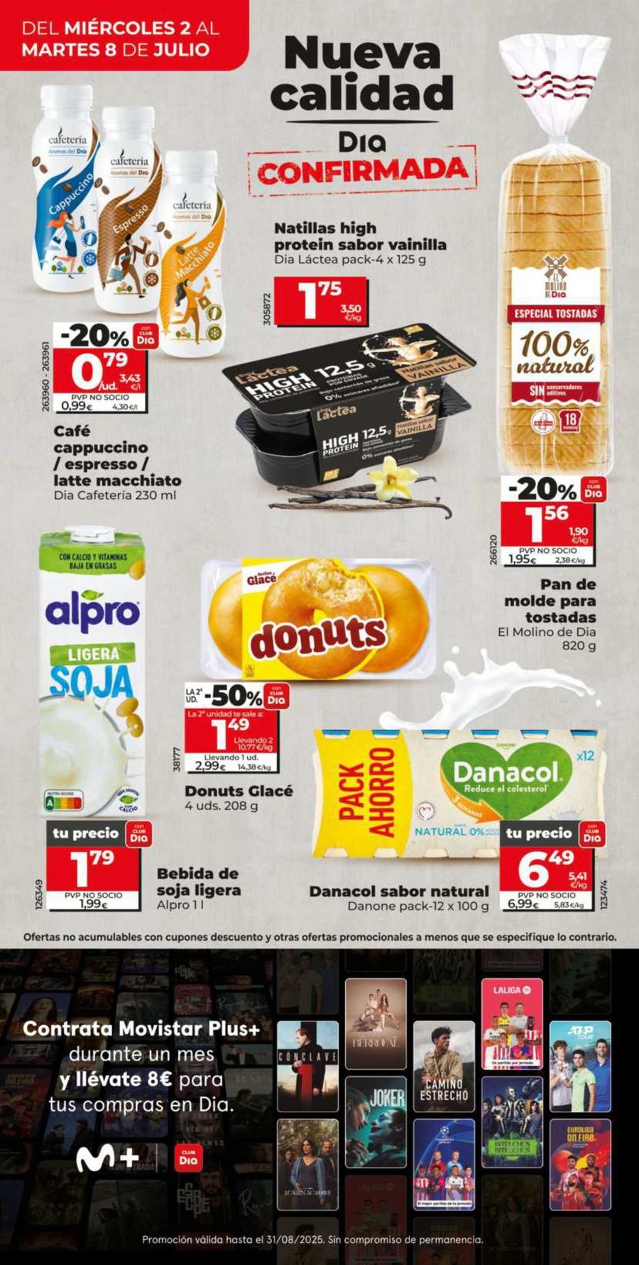 Ofertas de Dia España de 2 a 8 julio 2025 Nova qualitat Ofertas