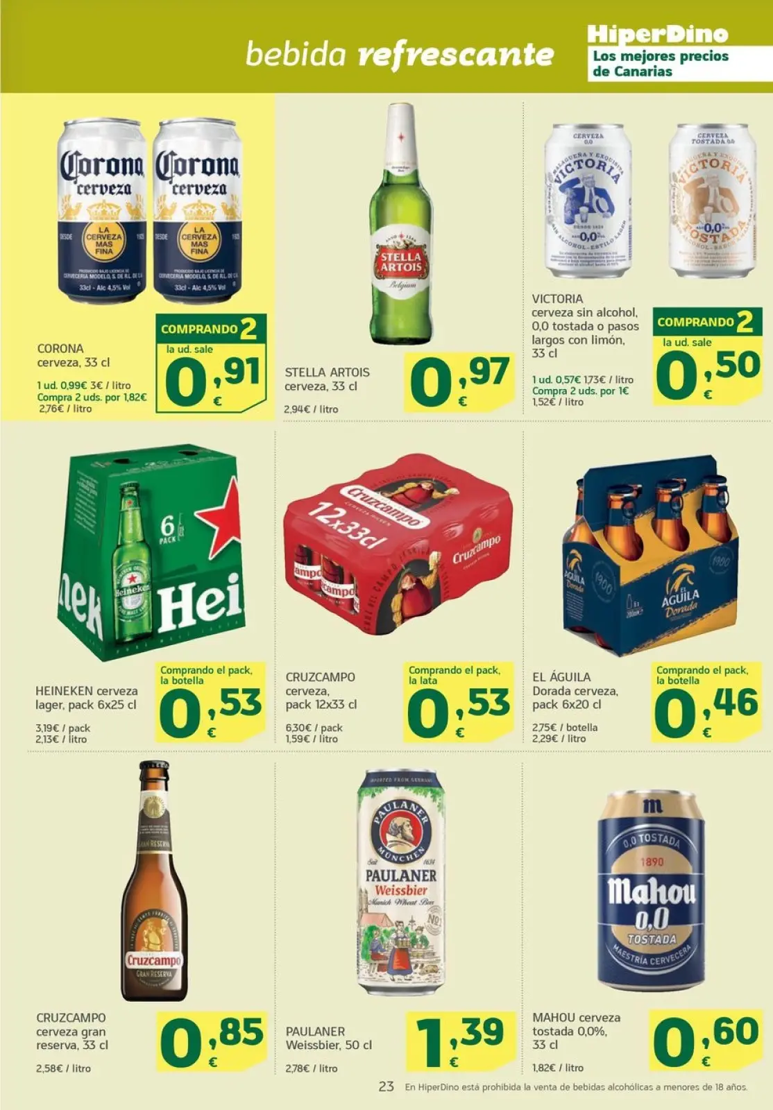 صفحة 23 ضمن عروض جديدة في هايبر دينو إسبانيا