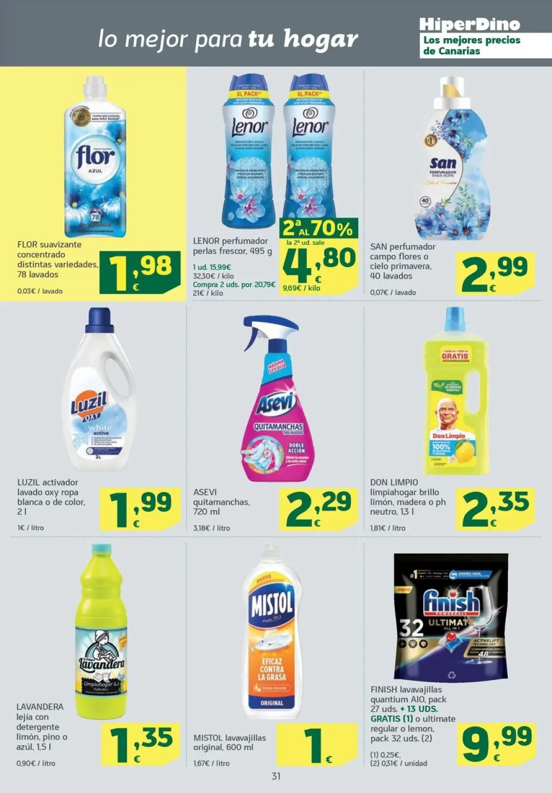 صفحة 31 ضمن عروض جديدة في هايبر دينو إسبانيا
