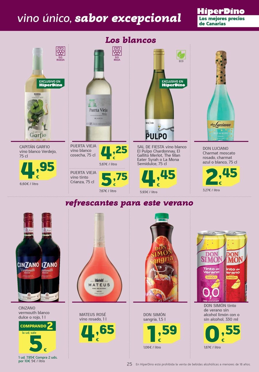 Ofertas de HiperDino España de 24 junio a 9 julio 2025 Nuevas ofertas