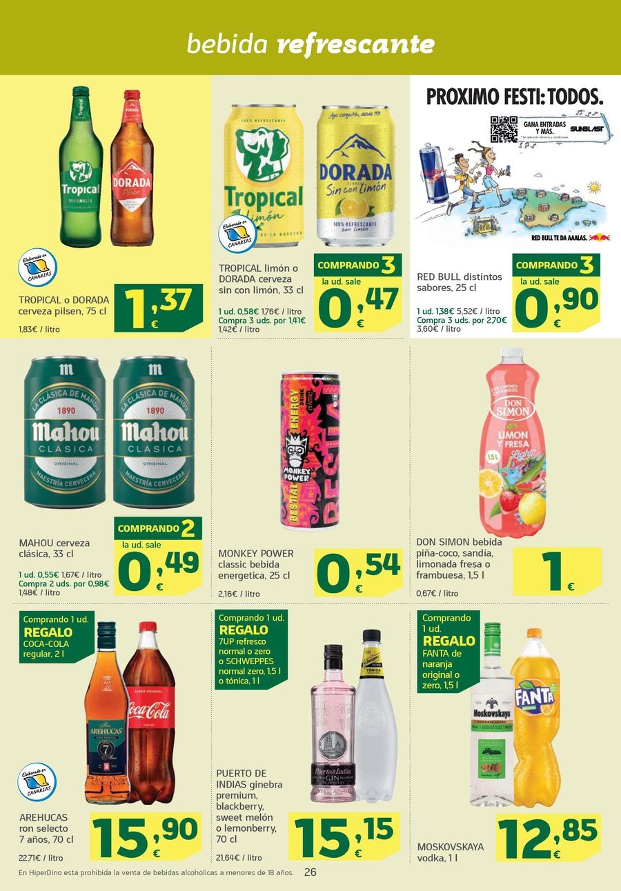 Ofertas de HiperDino España de 24 junio a 9 julio 2025 Nuevas ofertas
