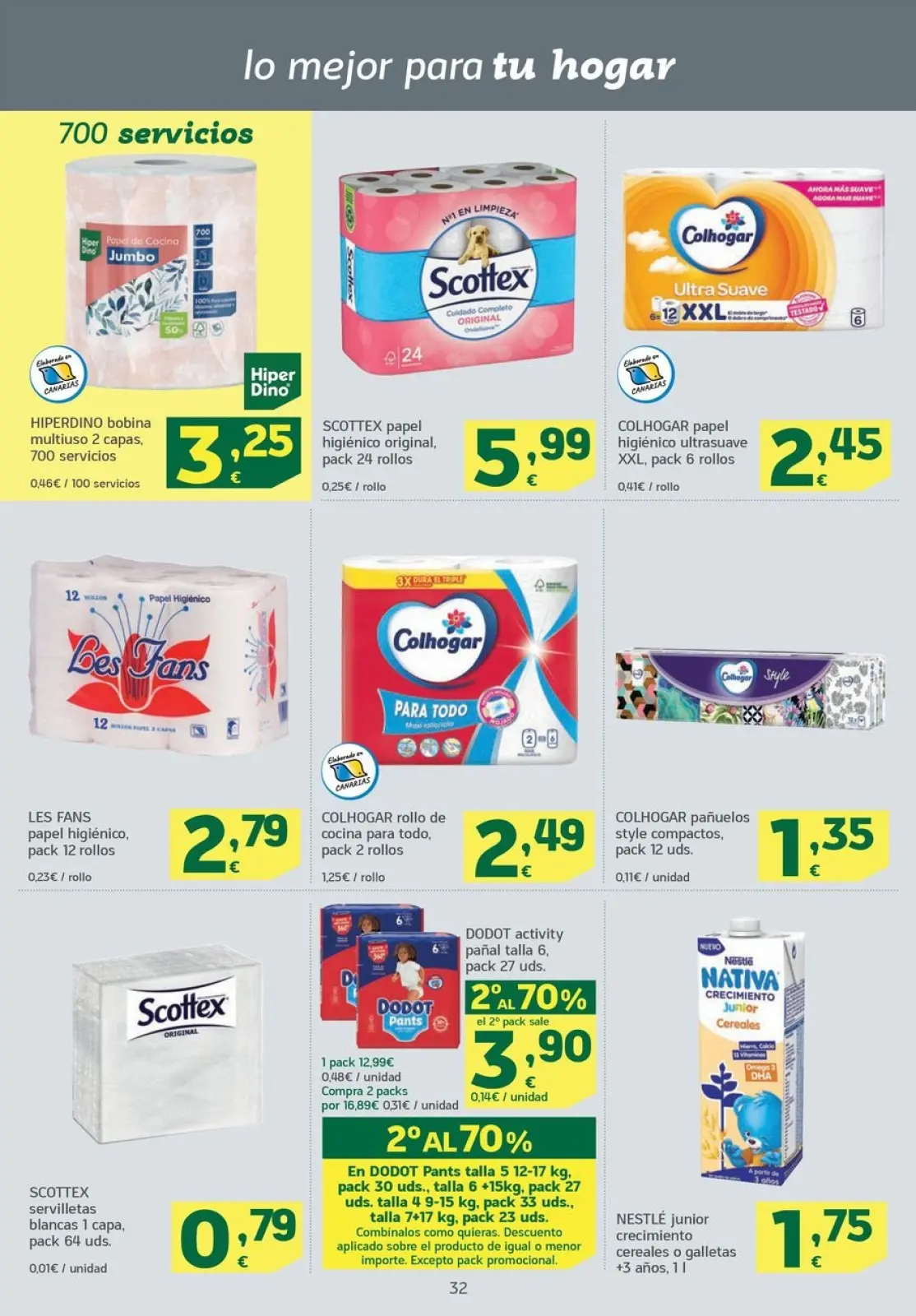 صفحة 32 ضمن عروض جديدة في هايبر دينو إسبانيا