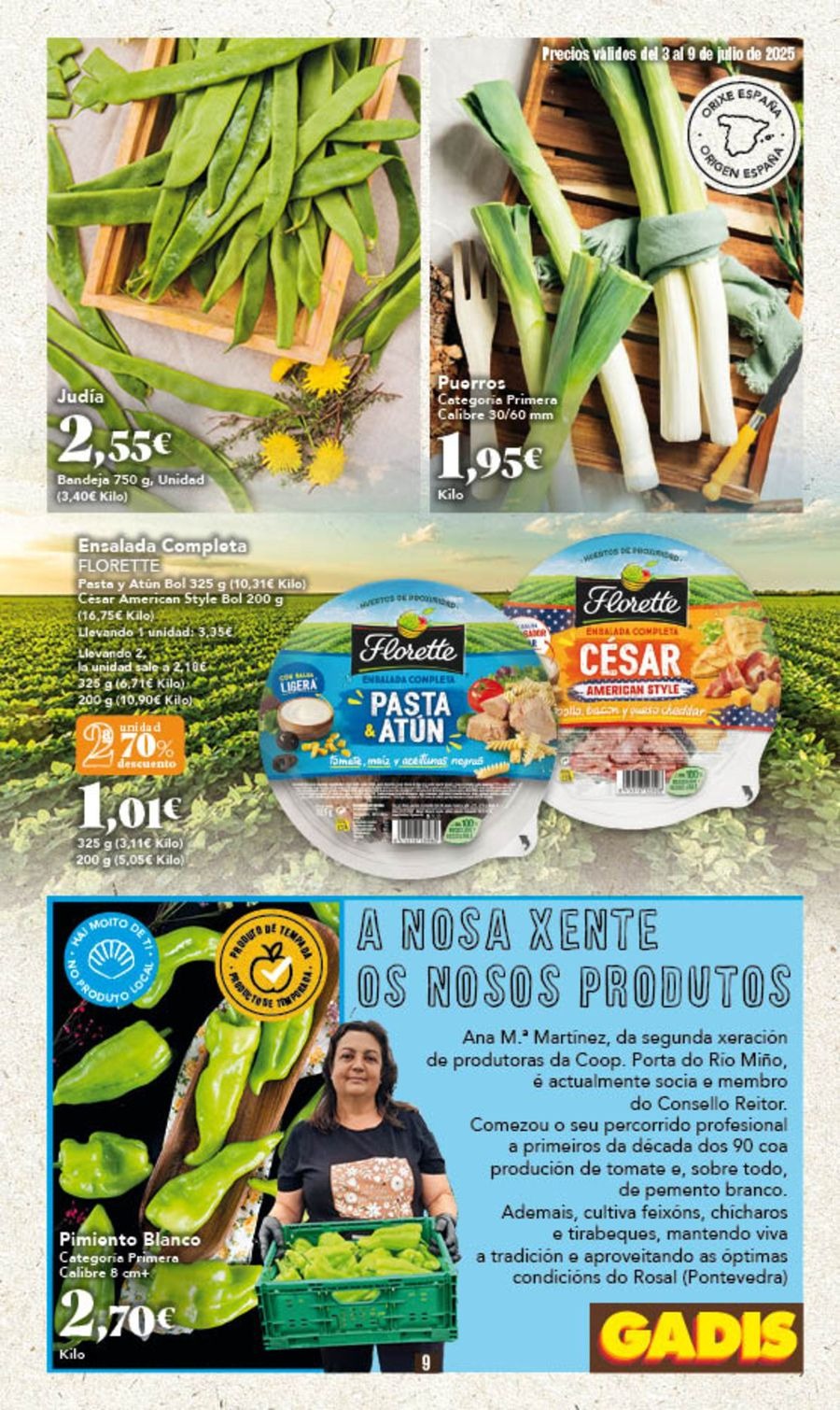 GADIS supermarket Spain Offers from 3 to 9 July 2025 New prices