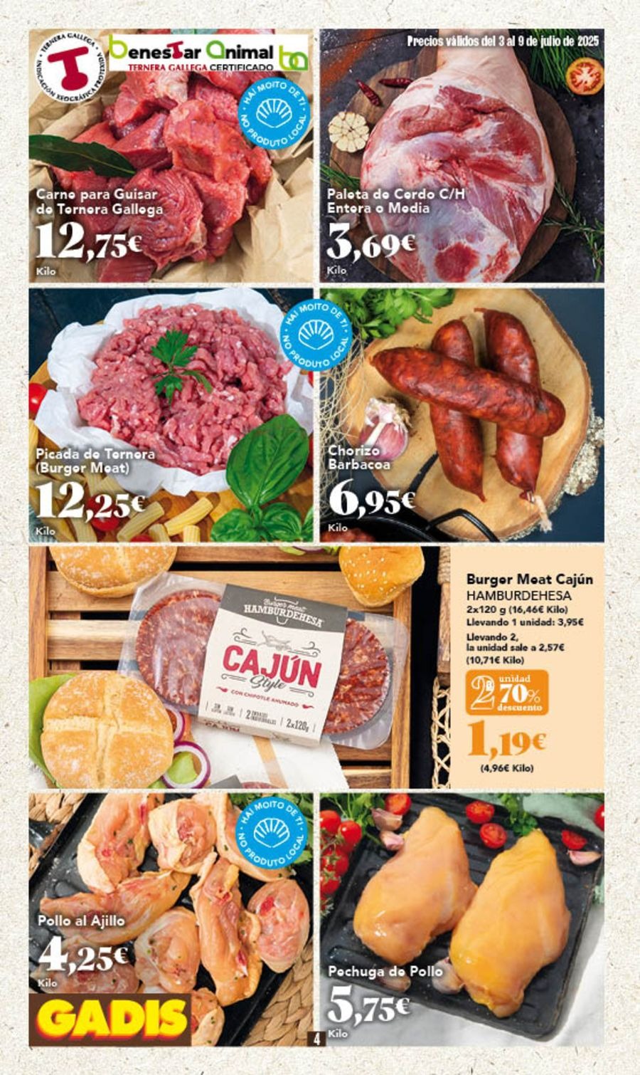 GADIS supermarket Spain Offers from 3 to 9 July 2025 New prices