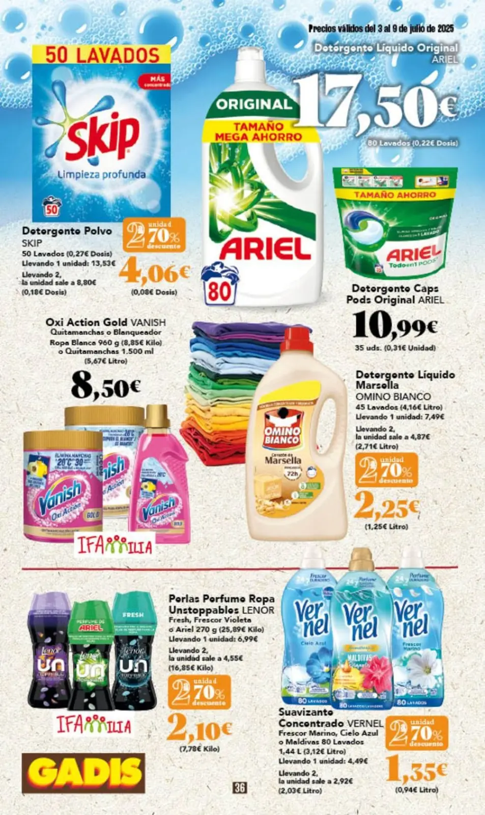 Página 36 en Nuevos precios en GADIS España