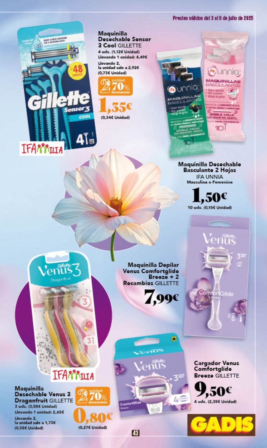 GADIS supermarket Spain Offers from 3 to 9 July 2025 New prices