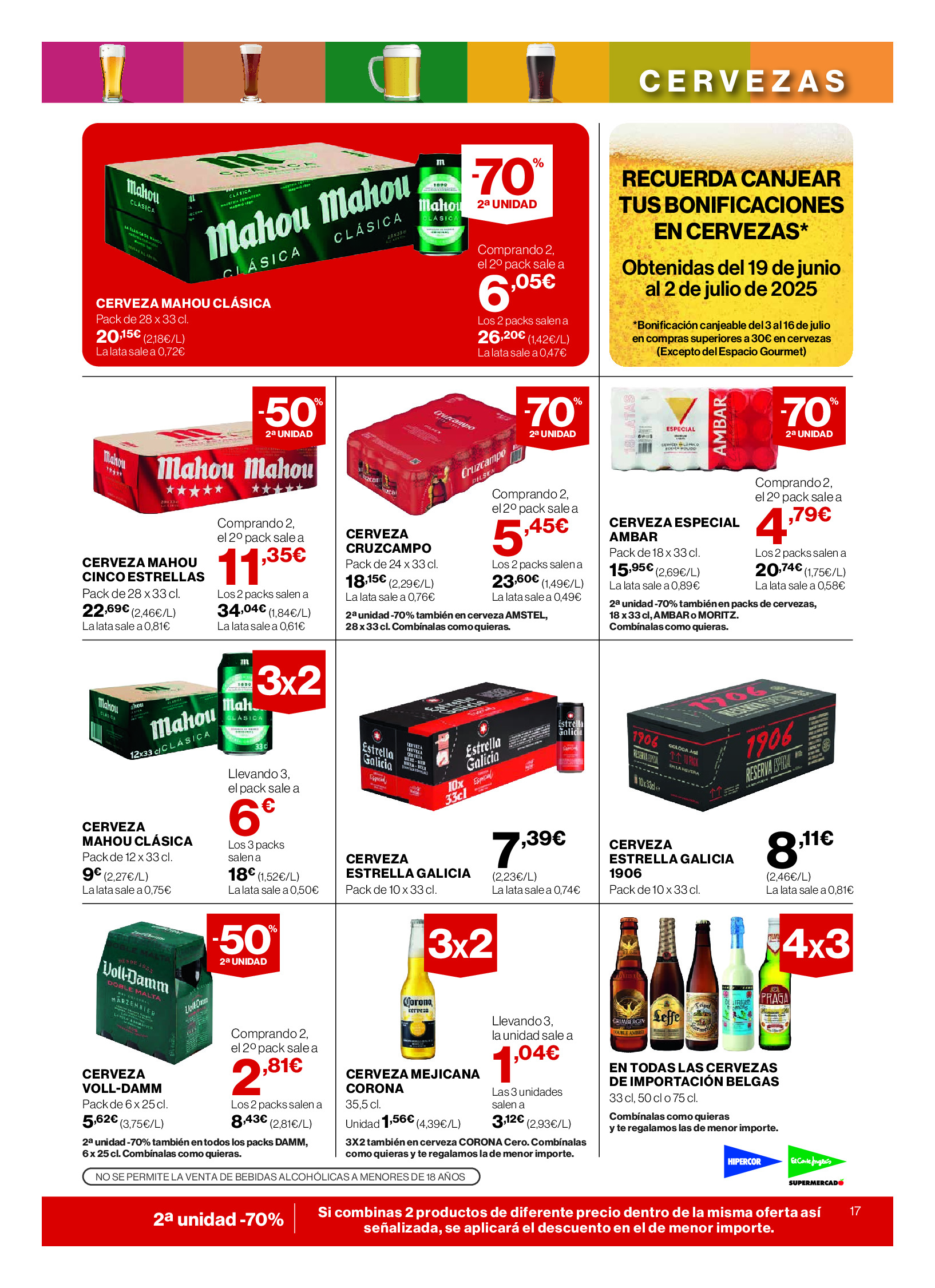 Ofertas de Hipercor España de 3 a 16 julio 2025 Nuestros Mejores Precios