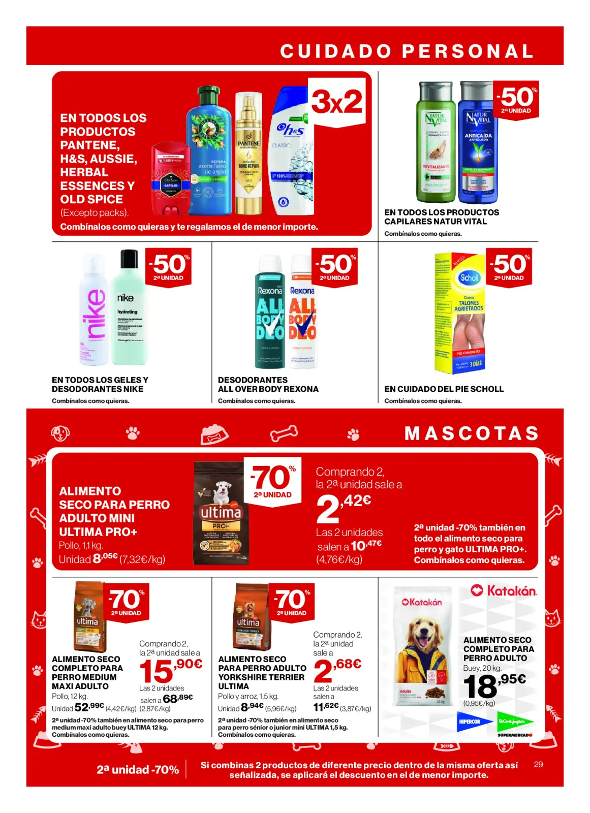 Page 34 dans Nos meilleurs prix chez Hipercor Espagne