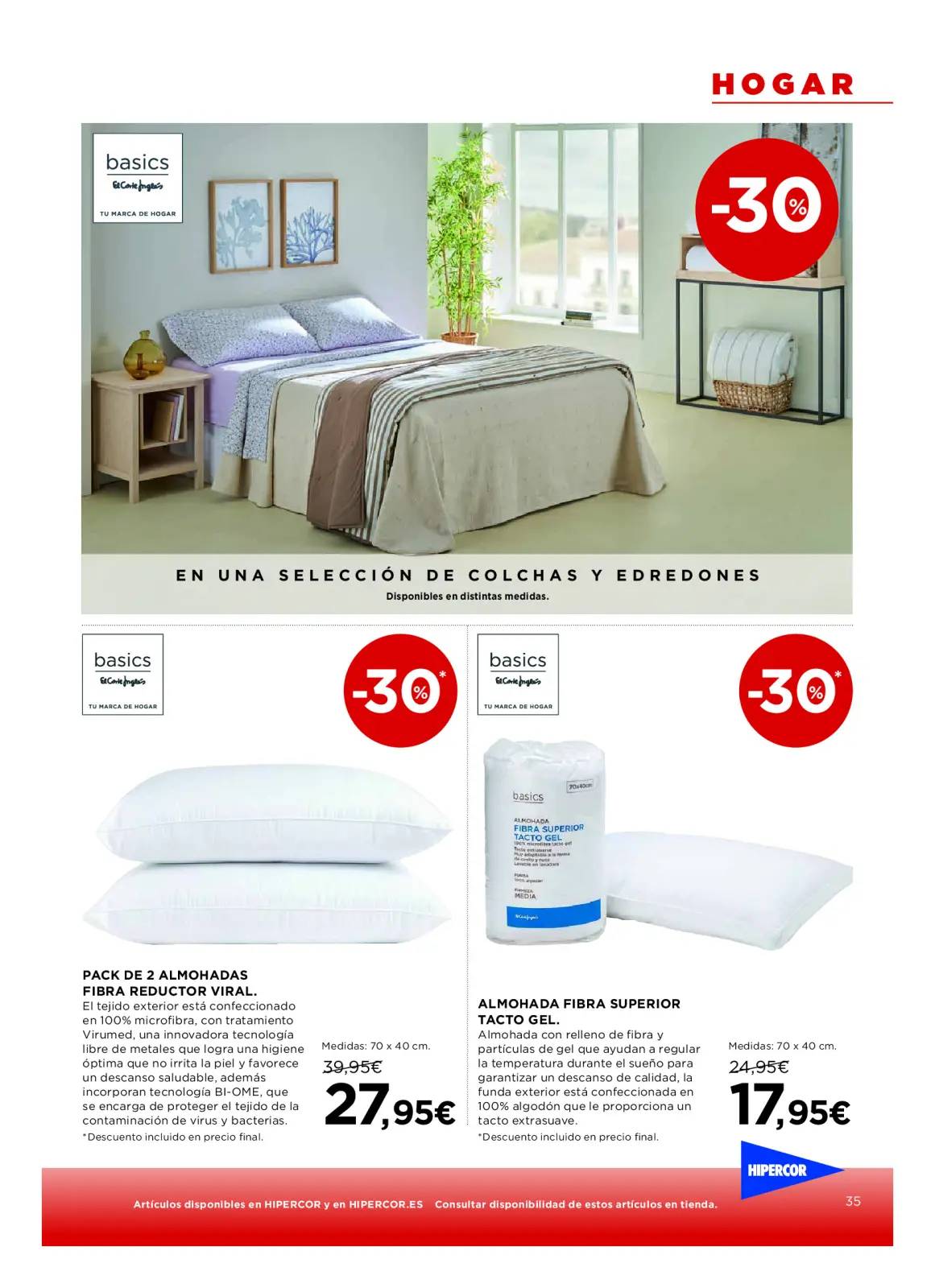 Page 40 dans Nos meilleurs prix chez Hipercor Espagne