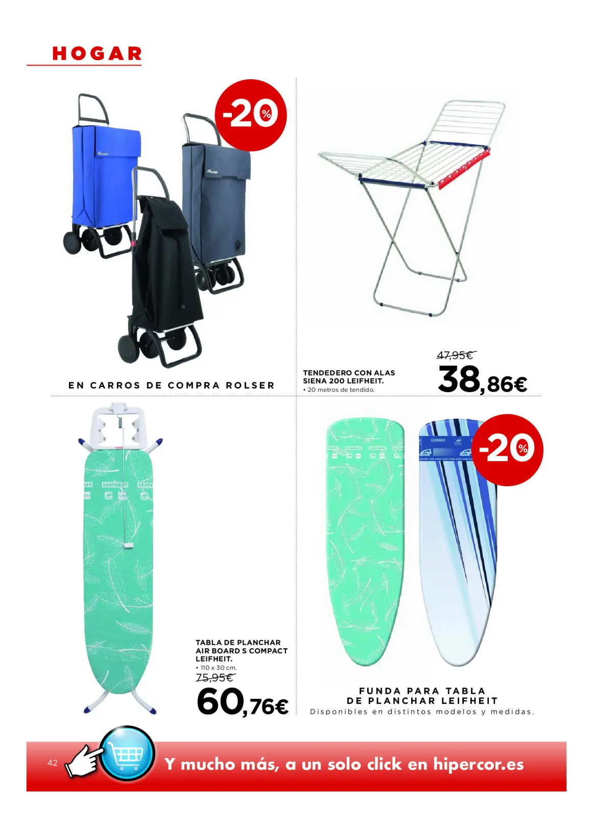 Page 47 dans Nos meilleurs prix chez Hipercor Espagne