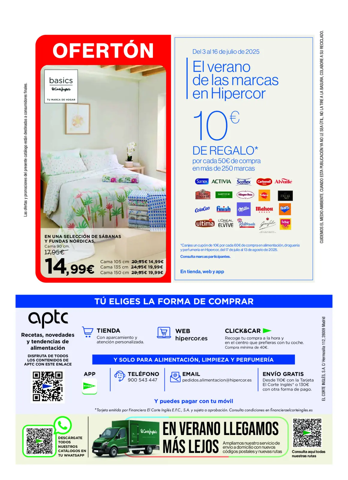 Page 55 dans Nos meilleurs prix chez Hipercor Espagne