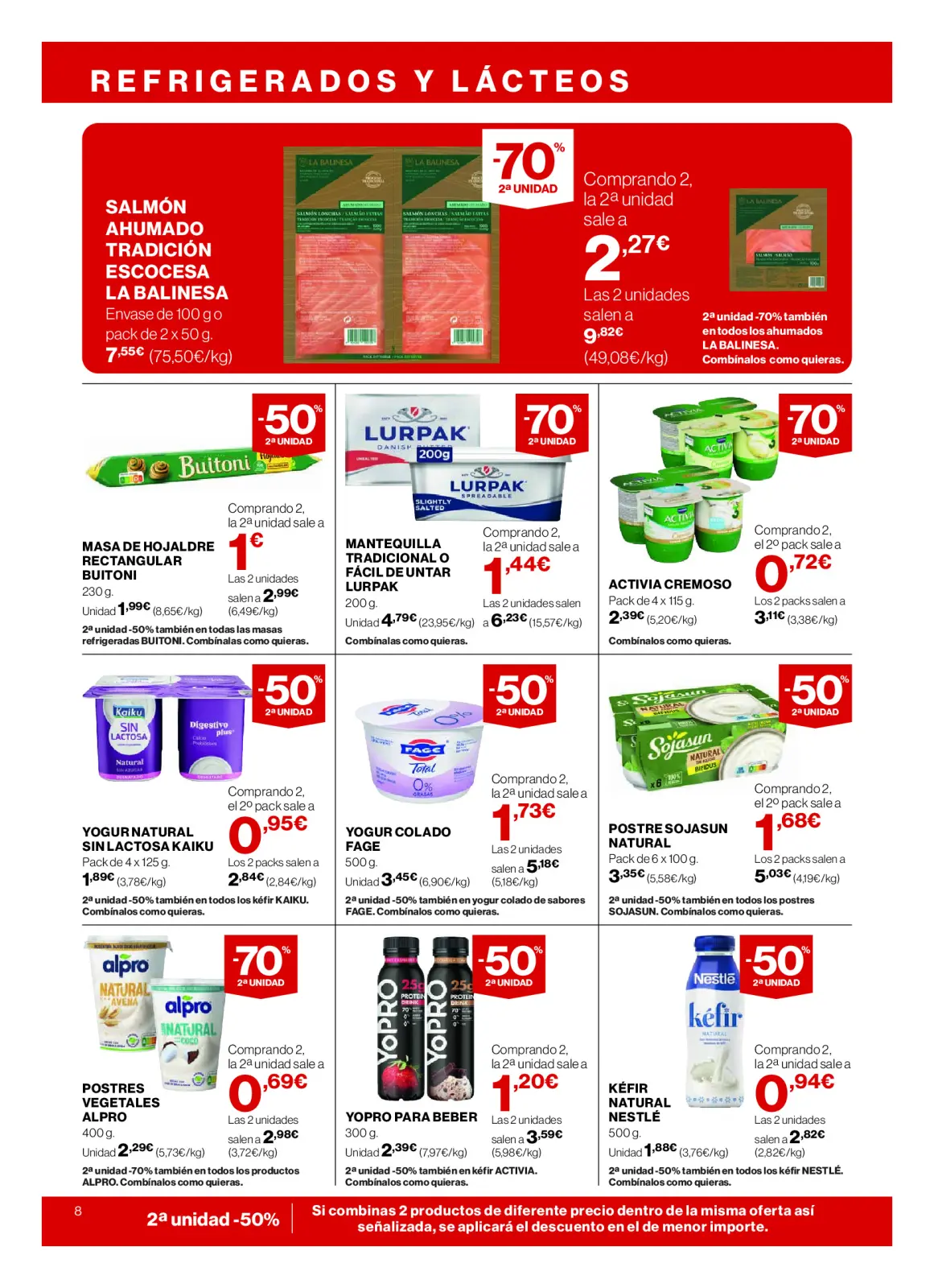 Page 8 dans Nos meilleurs prix chez Hipercor Espagne