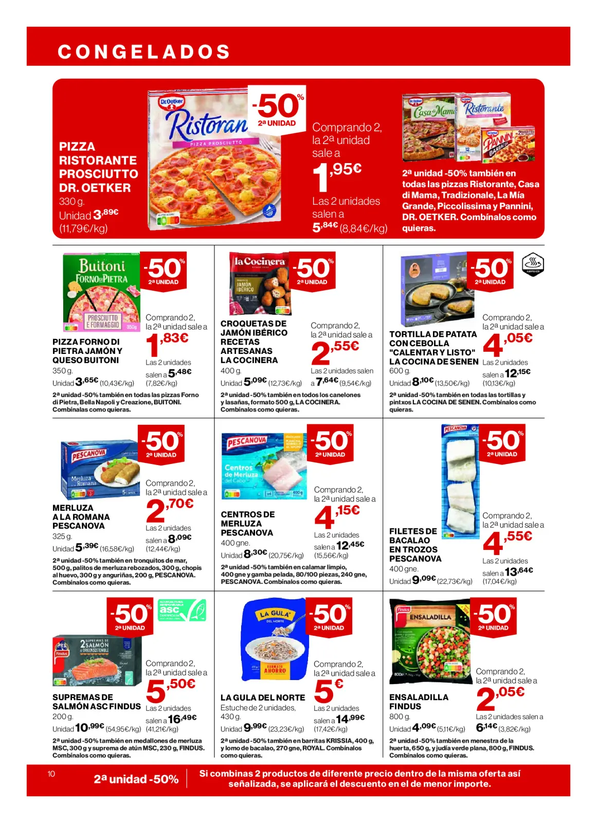 Page 10 dans Nos meilleurs prix chez Hipercor Espagne