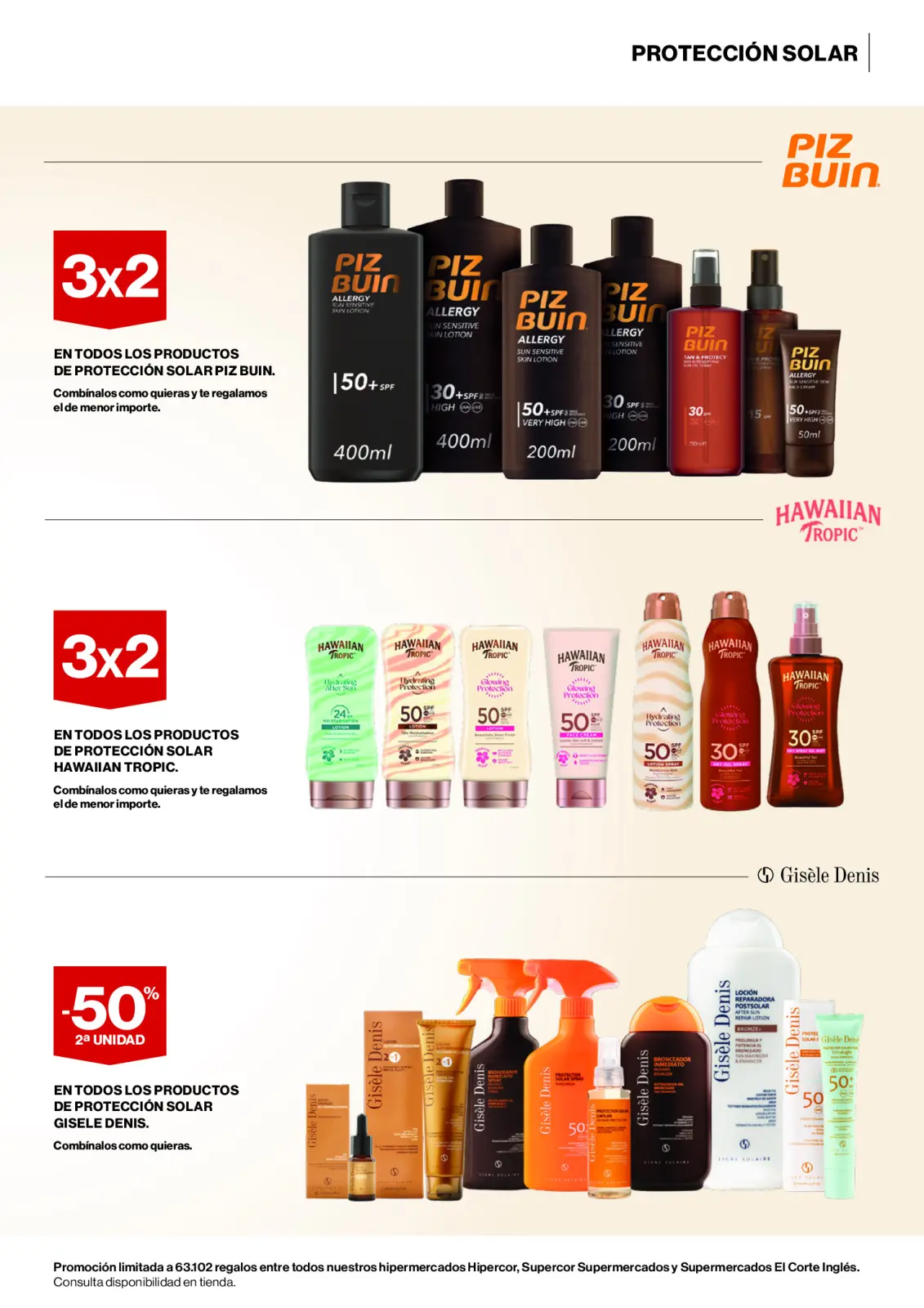 Page 3 dans Offres d'été en parfumerie chez Hipercor Espagne