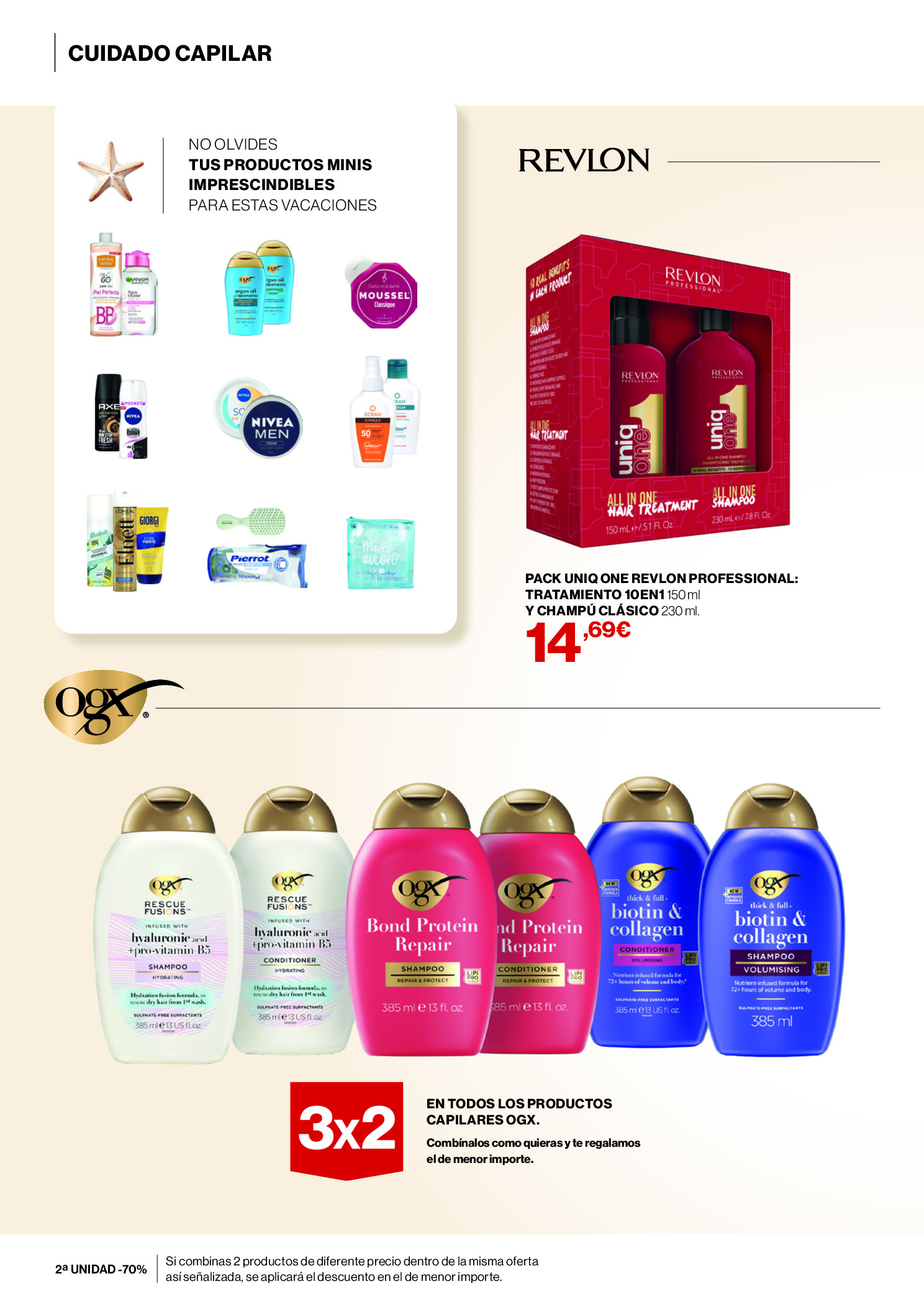 Ofertas de Hipercor España de 23 junio a 16 julio 2025 Perfumería Verano ofertas