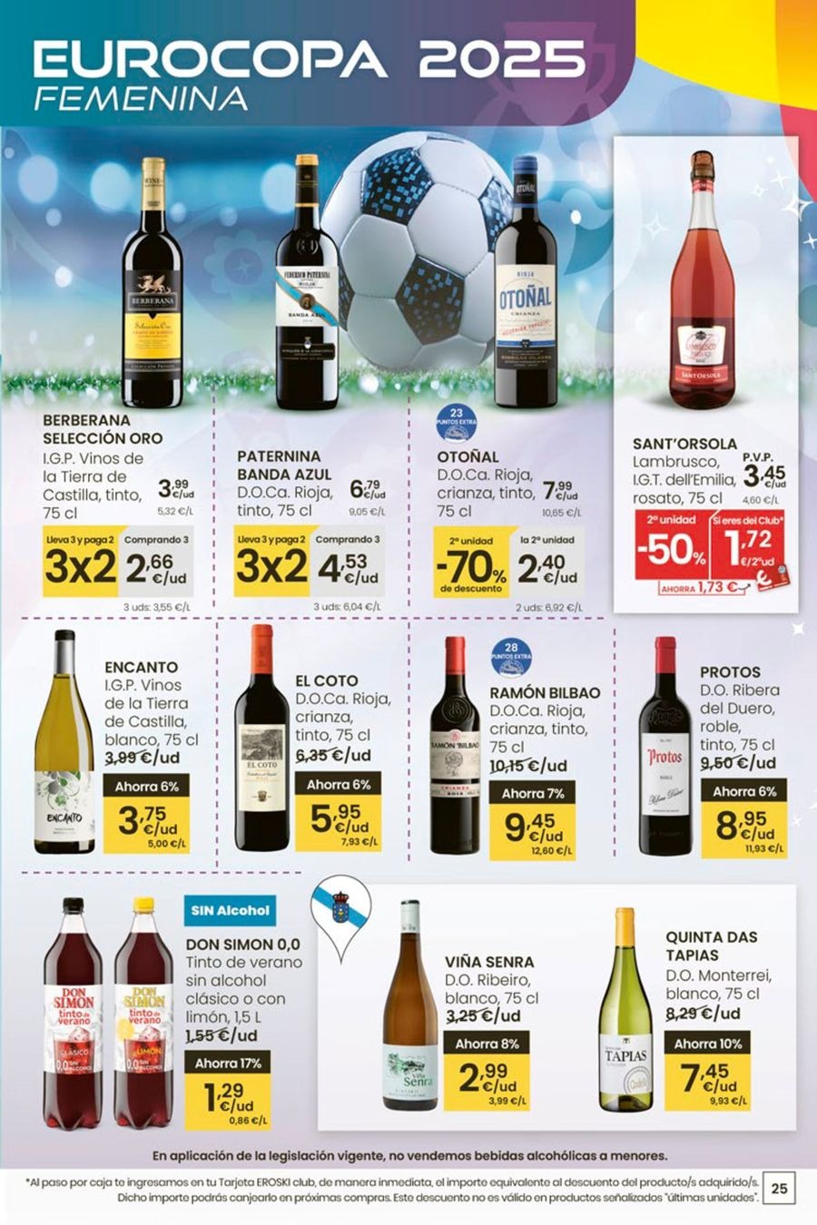 Ofertas de Eroski España de 3 a 15 julio 2025 ¡Ofertones para conquistarte!