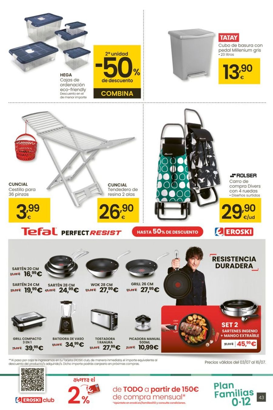 Ofertas de Eroski España de 3 a 15 julio 2025 ¡Ofertones para conquistarte!