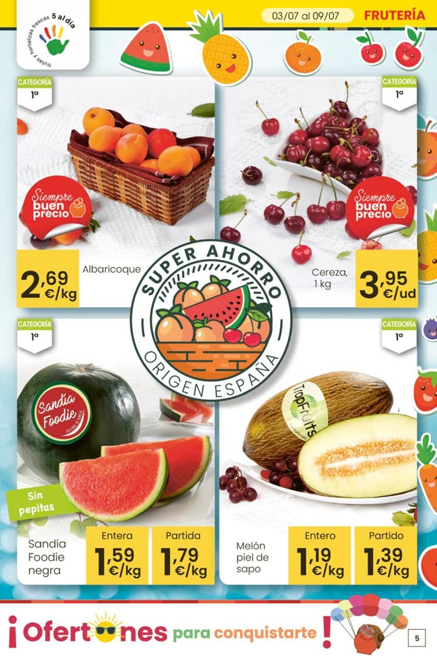 Ofertas de Eroski España de 3 a 15 julio 2025 ¡Ofertones para conquistarte!