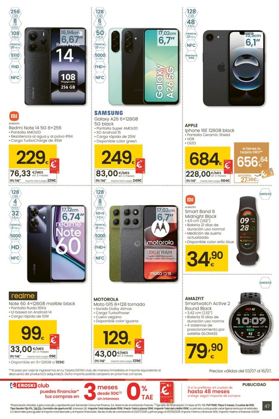 Ofertas de Eroski España de 3 a 15 julio 2025 ¡Ofertones para conquistarte!