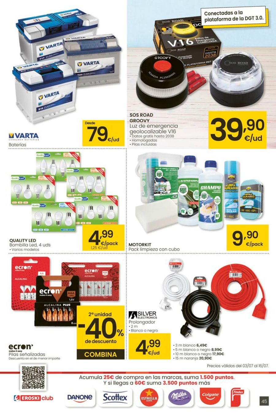 Ofertas de Eroski España de 3 a 15 julio 2025 ¡Ofertones para conquistarte!