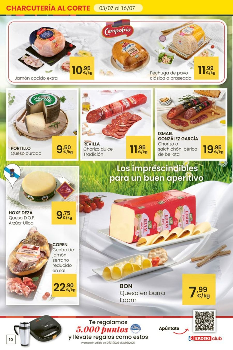 Ofertas de Eroski España de 3 a 15 julio 2025 ¡Ofertones para conquistarte!
