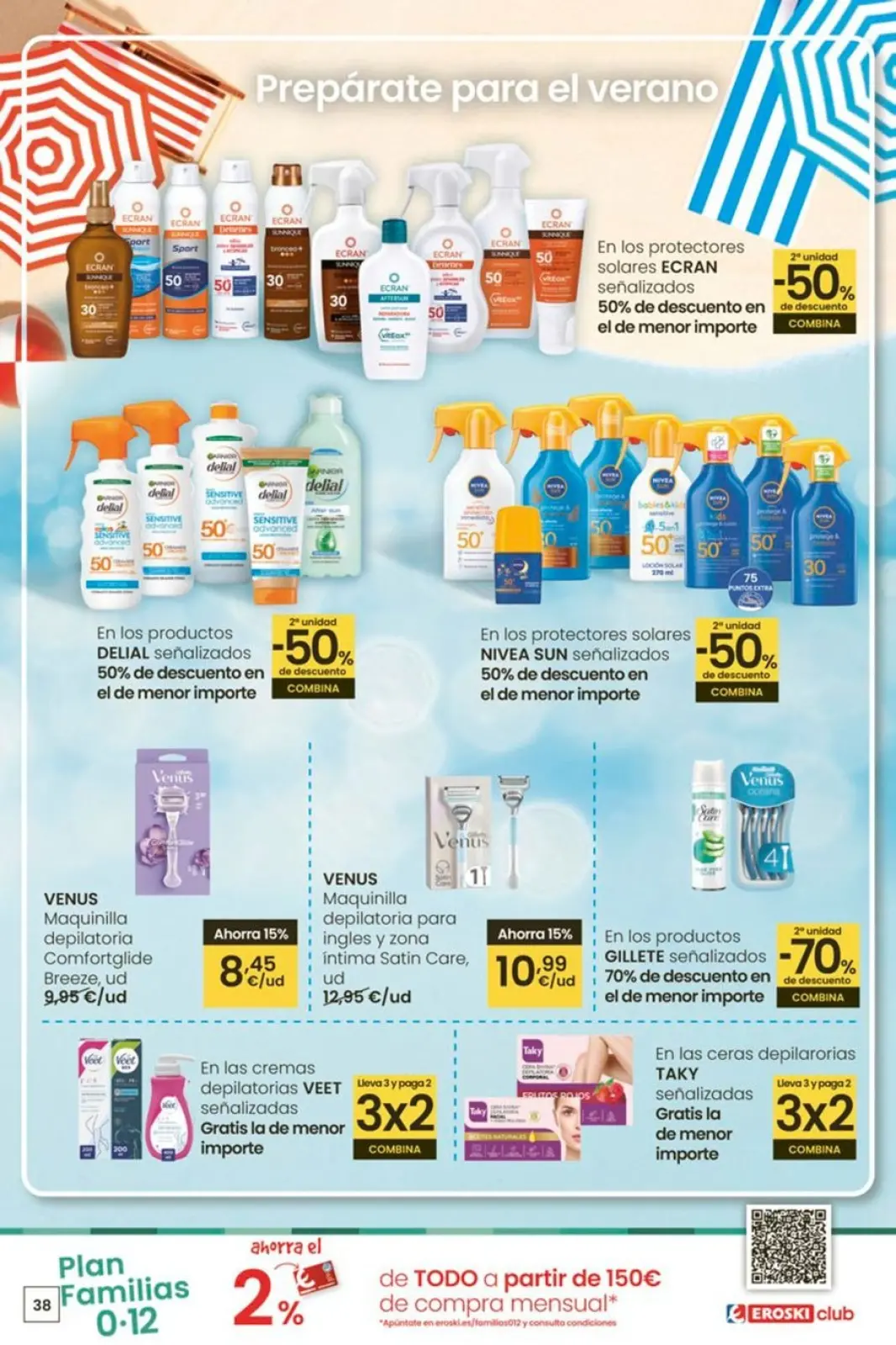 Page 38 dans Des offres pour vous séduire ! chez Eroski Espagne