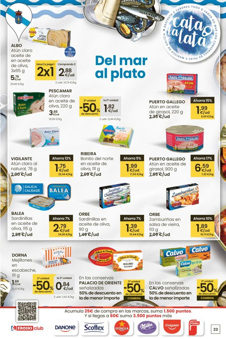 Ofertas de Eroski España de 3 a 15 julio 2025 ¡Ofertones para conquistarte!