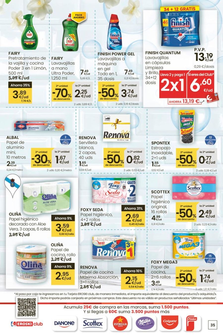 Ofertas de Eroski España de 3 a 15 julio 2025 ¡Ofertones para conquistarte!