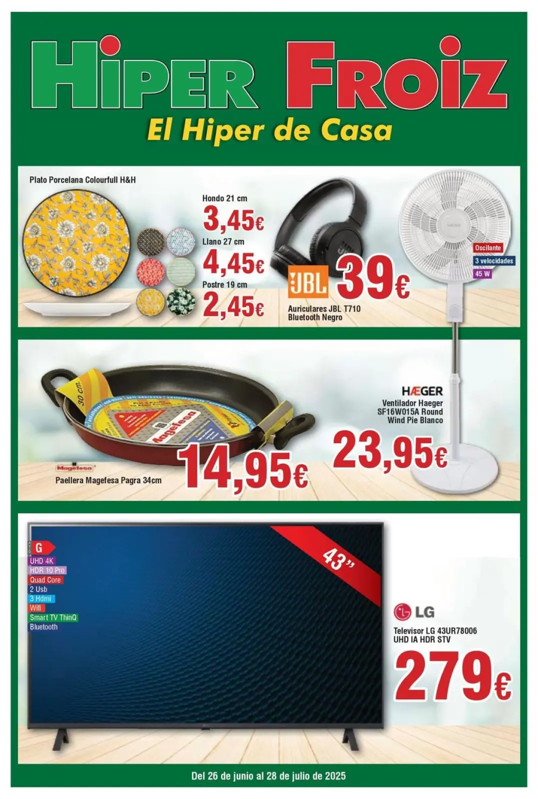 Página 1 en Folleto de descuentos en Froiz España